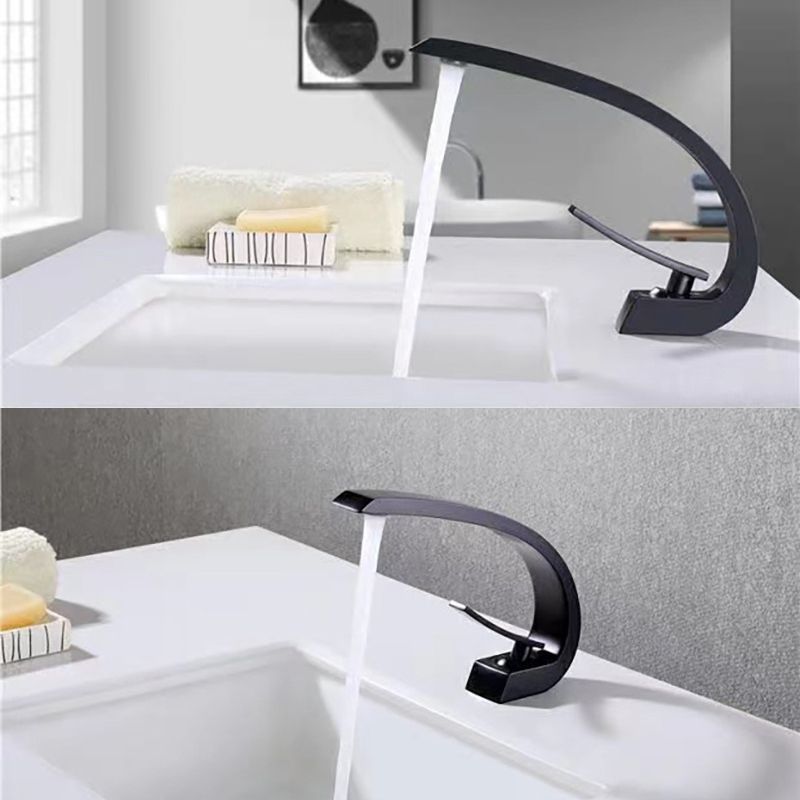 6.7 Inch High Basin Faucet Luxury 1 Hole Vanity Sink Faucet Cubic Bathroom Faucet Clearhalo 'Bathroom Remodel & Bathroom Fixtures' 'Bathroom Sink Faucets' 'Bathroom Sinks & Faucet Components' 'bathroom_sink_faucets' 'Home Improvement' 'home_improvement' 'home_improvement_bathroom_sink_faucets' 1200x1200_fb8fdbc6-abd3-43b1-b888-58e915887104