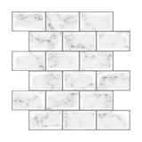 Peel and Stick Tiles Rectangle Stain Resistant PVC Subway Peel and Stick Tiles for Kitchen Clearhalo 'Flooring 'Home Improvement' 'home_improvement' 'home_improvement_peel_stick_blacksplash' 'Peel & Stick Backsplash Tile' 'peel_stick_blacksplash' 'Walls & Ceilings' Walls and Ceiling' 1200x1200_fba380e0-68e5-40e5-850a-eee2ac94ee5c