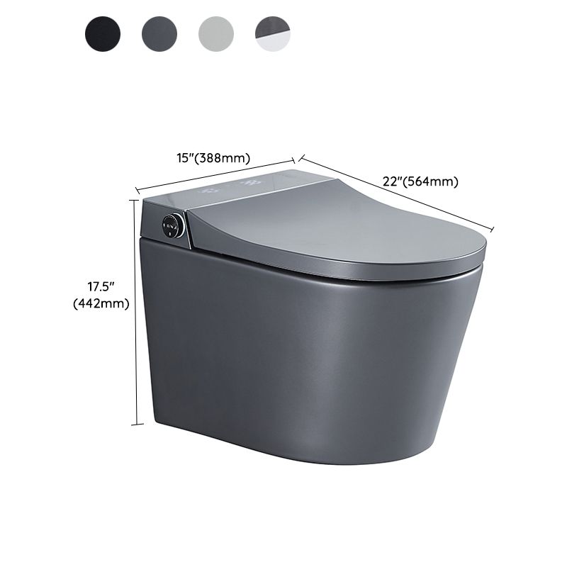 Modern Elongated Wall Hung Toilet Set with Remote Control Included Clearhalo 'Bathroom Remodel & Bathroom Fixtures' 'Bidets' 'Home Improvement' 'home_improvement' 'home_improvement_bidets' 'Toilets & Bidets' 1200x1200_fba554c3-b48f-4cbd-9e4f-caa8c37872fe