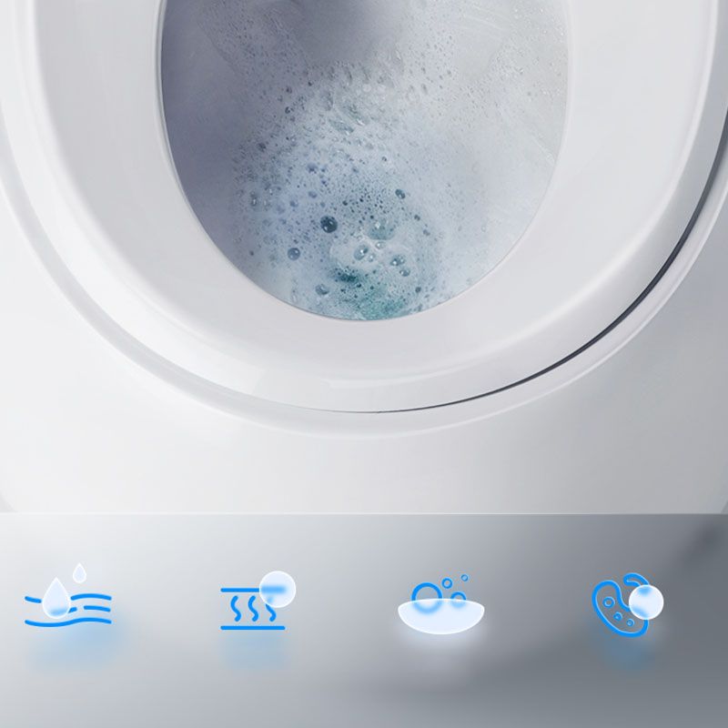 21.25" H Electronic Toilet Elongated Floor Mount Bidet in White Clearhalo 'Bathroom Remodel & Bathroom Fixtures' 'Bidets' 'Home Improvement' 'home_improvement' 'home_improvement_bidets' 'Toilets & Bidets' 1200x1200_fbb444e4-26a8-4d20-bae2-af6cc8bc54da