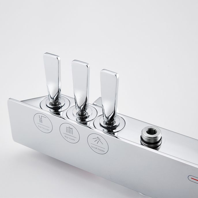 Modern Shower Trim Brass Slide Bar Included Adjustable Shower Head Shower System Clearhalo 'Bathroom Remodel & Bathroom Fixtures' 'Home Improvement' 'home_improvement' 'home_improvement_shower_faucets' 'Shower Faucets & Systems' 'shower_faucets' 'Showers & Bathtubs Plumbing' 'Showers & Bathtubs' 1200x1200_fbbef7a5-28db-4368-bb46-399deedf6d4c