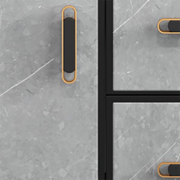 Modern Gray Stone Vanity Set Single-Sink Wall Mount Rectangular Vanity Set Clearhalo 'Bathroom Remodel & Bathroom Fixtures' 'Bathroom Vanities' 'bathroom_vanities' 'Home Improvement' 'home_improvement' 'home_improvement_bathroom_vanities' 1200x1200_fc1e233d-1b30-4aef-a6e2-105ca9cac234