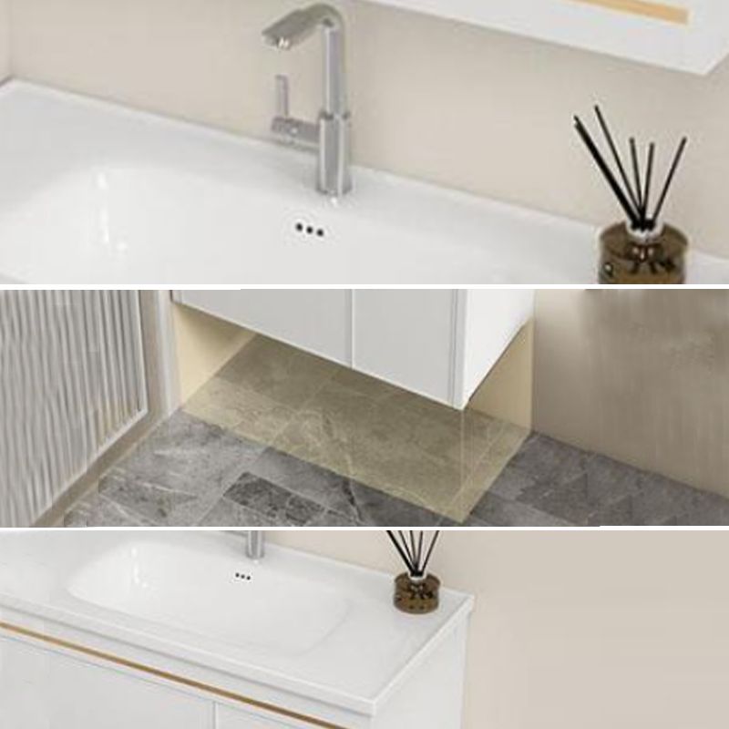 Gorgeous Sink Cabinet Free-standing Standard Space Saver Vanity with Mirror Clearhalo 'Bathroom Remodel & Bathroom Fixtures' 'Bathroom Vanities' 'bathroom_vanities' 'Home Improvement' 'home_improvement' 'home_improvement_bathroom_vanities' 1200x1200_fc248ecb-b055-417e-90ad-b53668021f8e