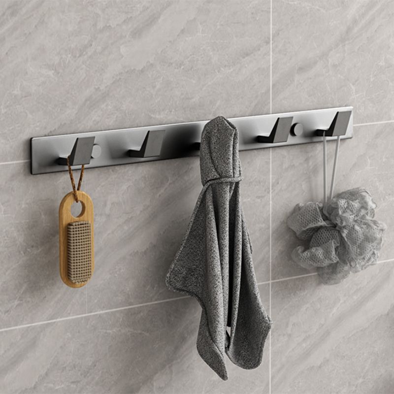 Modern Grey Bathroom Accessory Kit Paper Holder Bath Shelf Bath Hardware Set Clearhalo 'Bathroom Hardware Sets' 'Bathroom Hardware' 'Bathroom Remodel & Bathroom Fixtures' 'bathroom_hardware_sets' 'Home Improvement' 'home_improvement' 'home_improvement_bathroom_hardware_sets' 1200x1200_fc3f9a88-b6bc-4bbb-89cb-a77576e8245b