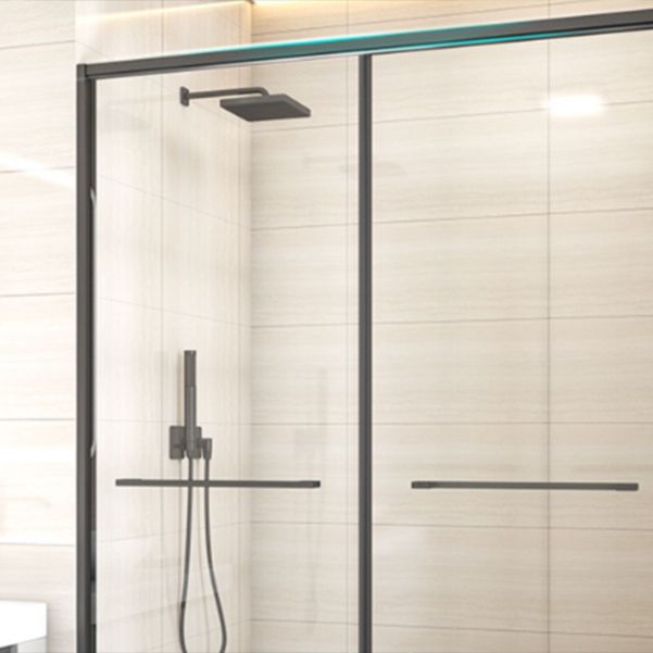 Bypass Shower Bath Door Full Frame Tempered Glass Shower Door Clearhalo 'Bathroom Remodel & Bathroom Fixtures' 'Home Improvement' 'home_improvement' 'home_improvement_shower_tub_doors' 'Shower and Tub Doors' 'shower_tub_doors' 'Showers & Bathtubs' 1200x1200_fc467a3c-7470-4c77-b242-646eb711569b