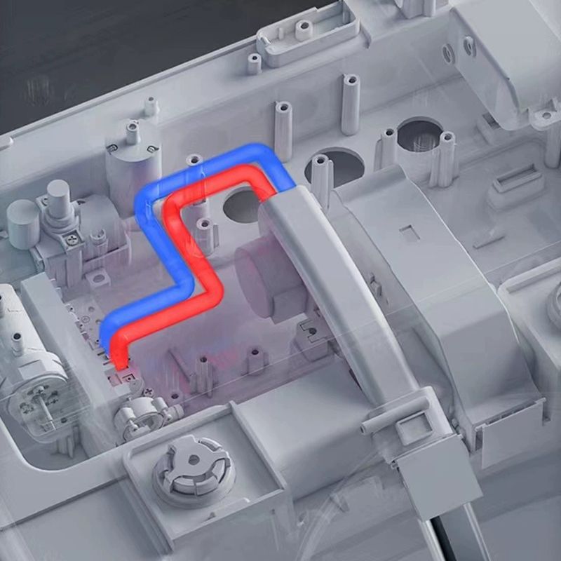 Wall Hung Toilet Set with Warm Air Dryer and Foot Sensor Flushing Type Clearhalo 'Bathroom Remodel & Bathroom Fixtures' 'Bidets' 'Home Improvement' 'home_improvement' 'home_improvement_bidets' 'Toilets & Bidets' 1200x1200_fc4e66c9-a9c3-4d43-b7c8-65ebedaac5c7