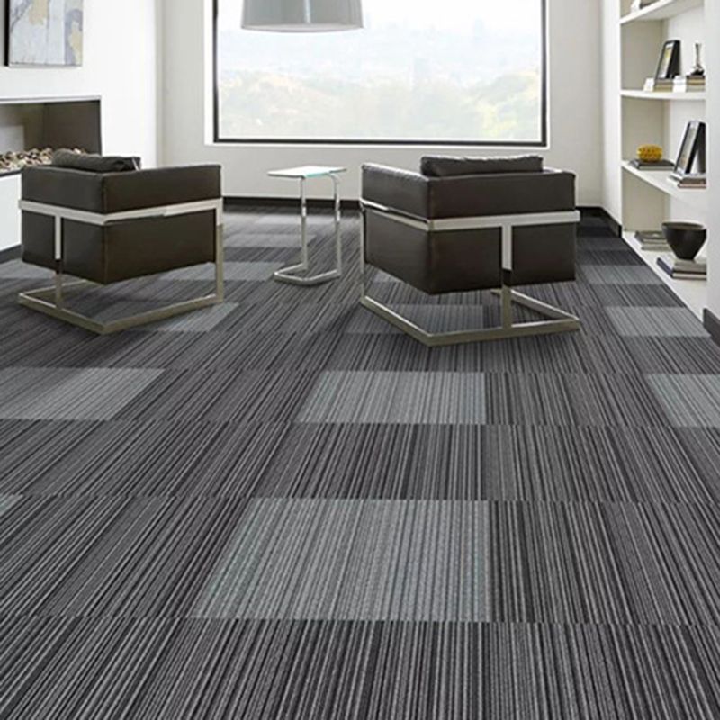 Carpet Tile Non-Skid Fade Resistant Geometry Self Peel and Stick Carpet Tiles Living Room Clearhalo 'Carpet Tiles & Carpet Squares' 'carpet_tiles_carpet_squares' 'Flooring 'Home Improvement' 'home_improvement' 'home_improvement_carpet_tiles_carpet_squares' Walls and Ceiling' 1200x1200_fc6b7a3f-eb06-4ccf-bdf3-7280e0a7258c