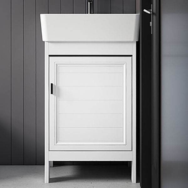 Freestanding Bathroom Vanity Metal Contemporary Bathroom Sink Vanity Clearhalo 'Bathroom Remodel & Bathroom Fixtures' 'Bathroom Vanities' 'bathroom_vanities' 'Home Improvement' 'home_improvement' 'home_improvement_bathroom_vanities' 1200x1200_fc7c9c9b-e0fc-4b4d-a0b6-8a56de781a48