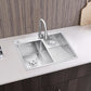 Modern Kitchen Sink Stainless Steel Double Sink with Accessories and Faucet Workstation Clearhalo 'Home Improvement' 'home_improvement' 'home_improvement_kitchen_sinks' 'Kitchen Remodel & Kitchen Fixtures' 'Kitchen Sinks & Faucet Components' 'Kitchen Sinks' 'kitchen_sinks' 1200x1200_fc841970-3ee3-4891-ae1d-6f606a69fff1