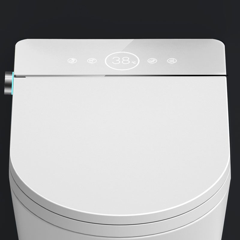 White Elongated Wall Mounted Bidet with Warm Air Dryer and Heated Seat Clearhalo 'Bathroom Remodel & Bathroom Fixtures' 'Bidets' 'Home Improvement' 'home_improvement' 'home_improvement_bidets' 'Toilets & Bidets' 1200x1200_fc973225-7815-4d38-81d3-9df9e91ae78f