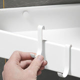 Black/White Bathroom Set Modern 1/2/3 - Piece Anti-rust Bath Shelf Clearhalo 'Bathroom Hardware Sets' 'Bathroom Hardware' 'Bathroom Remodel & Bathroom Fixtures' 'bathroom_hardware_sets' 'Home Improvement' 'home_improvement' 'home_improvement_bathroom_hardware_sets' 1200x1200_fc9ebfa5-37df-41bf-8fb2-a836856623b1