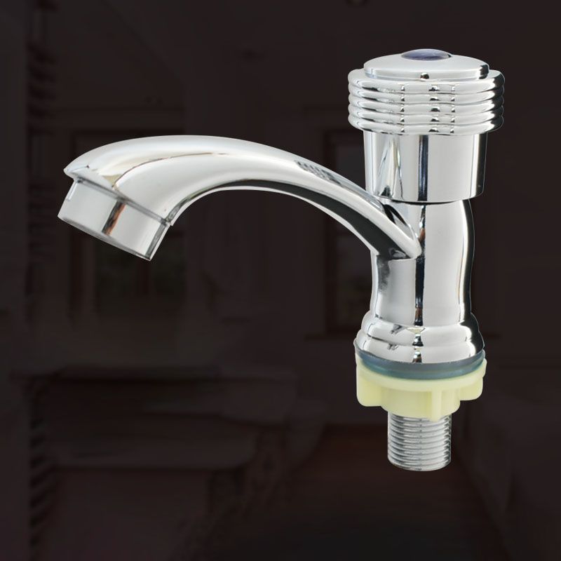 Modern Bathroom Faucet Chrome Knob Handle with Water Hose Vessel Sink Faucet Clearhalo 'Bathroom Remodel & Bathroom Fixtures' 'Bathroom Sink Faucets' 'Bathroom Sinks & Faucet Components' 'bathroom_sink_faucets' 'Home Improvement' 'home_improvement' 'home_improvement_bathroom_sink_faucets' 1200x1200_fca72460-b32f-4466-8869-d38790103aa1