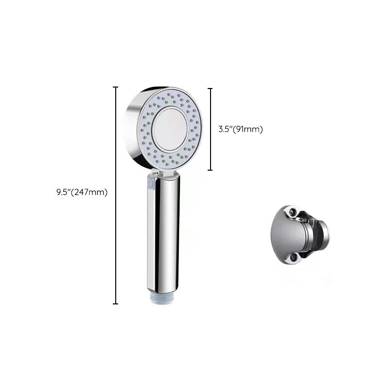 Modern Handheld Shower Head Plastic Wall-mounted Shower Head Clearhalo 'Bathroom Remodel & Bathroom Fixtures' 'Home Improvement' 'home_improvement' 'home_improvement_shower_heads' 'Shower Heads' 'shower_heads' 'Showers & Bathtubs Plumbing' 'Showers & Bathtubs' 1200x1200_fcae4356-f25d-4354-ad81-f62a5e7e144e