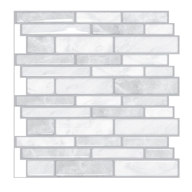 Plastic Peel and Stick Backsplash Wall Tile 3D Square Wallpaper Clearhalo 'Flooring 'Home Improvement' 'home_improvement' 'home_improvement_peel_stick_blacksplash' 'Peel & Stick Backsplash Tile' 'peel_stick_blacksplash' 'Walls & Ceilings' Walls and Ceiling' 1200x1200_fcc8e98d-29a3-4291-806f-73fb54ff9c54