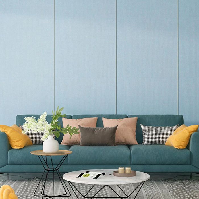 Contemporary Style Wall Panel Linen Living Room Peel and Stick Wall Paneling Clearhalo 'Flooring 'Home Improvement' 'home_improvement' 'home_improvement_wall_paneling' 'Wall Paneling' 'wall_paneling' 'Walls & Ceilings' Walls and Ceiling' 1200x1200_fccda2c5-fd2a-45f6-84ef-d799aa138535
