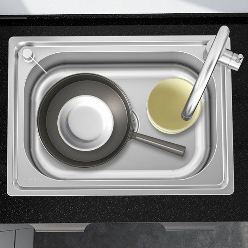 Modern Style Kitchen Sink Stainless Steel Drop-In Oval Kitchen Sink with Faucet Clearhalo 'Home Improvement' 'home_improvement' 'home_improvement_kitchen_sinks' 'Kitchen Remodel & Kitchen Fixtures' 'Kitchen Sinks & Faucet Components' 'Kitchen Sinks' 'kitchen_sinks' 1200x1200_fcd6d795-42e6-4726-90fa-865f656bacbf