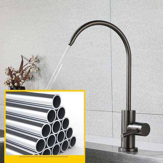 Pull Down 1-Hold Single Handle Kitchen Faucet High Arch Water Filler Clearhalo 'Home Improvement' 'home_improvement' 'home_improvement_kitchen_faucets' 'Kitchen Faucets' 'Kitchen Remodel & Kitchen Fixtures' 'Kitchen Sinks & Faucet Components' 'kitchen_faucets' 1200x1200_fcdd56cc-f276-46d2-9804-5ad3a4c9f80c