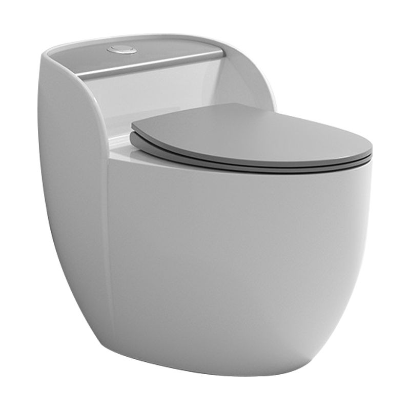 Modern Flush Toilet Ceramic Round-Front One-Piece Toilet with Slow Close Seat Clearhalo 'Bathroom Remodel & Bathroom Fixtures' 'Home Improvement' 'home_improvement' 'home_improvement_toilets' 'Toilets & Bidets' 'Toilets' 1200x1200_fcfc34f2-6724-42de-ac2a-244e03176ef4