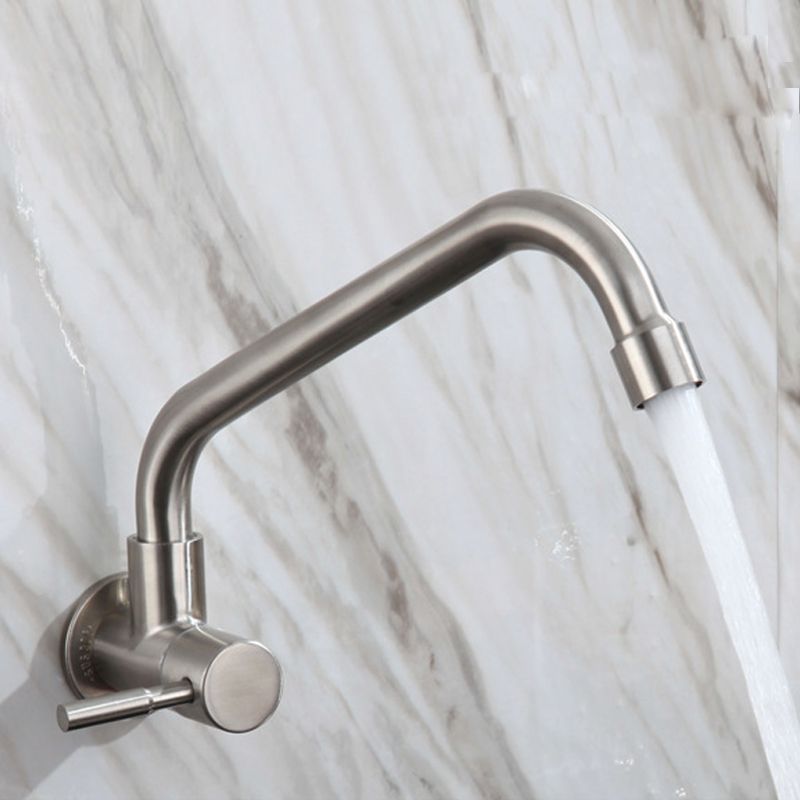 Contemporary Stainless Steel One Handle Pot Filler Low Profile Filler Clearhalo 'Home Improvement' 'home_improvement' 'home_improvement_kitchen_faucets' 'Kitchen Faucets' 'Kitchen Remodel & Kitchen Fixtures' 'Kitchen Sinks & Faucet Components' 'kitchen_faucets' 1200x1200_fd24cafb-6acd-40af-a32e-ce0de06bcf4d