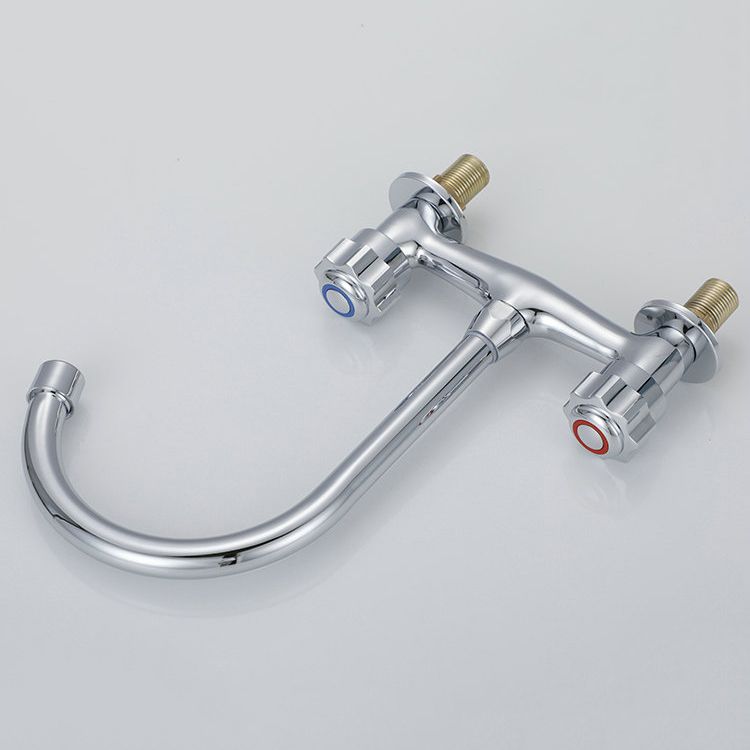 Modern Kitchen Bar Faucet Brass 2 Knob Handle and Supply Lines Bar Prep Kitchen Faucet Clearhalo 'Home Improvement' 'home_improvement' 'home_improvement_kitchen_faucets' 'Kitchen Faucets' 'Kitchen Remodel & Kitchen Fixtures' 'Kitchen Sinks & Faucet Components' 'kitchen_faucets' 1200x1200_fd2acd3e-2fbc-4010-8b2e-0a199e7c3b71