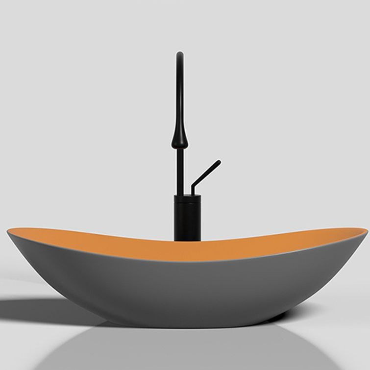 Modern Vessel Bathroom Sink Oval Porcelain with Faucet and Drain Assembly Basin Sink Clearhalo 'Bathroom Remodel & Bathroom Fixtures' 'Bathroom Sinks & Faucet Components' 'Bathroom Sinks' 'bathroom_sink' 'Home Improvement' 'home_improvement' 'home_improvement_bathroom_sink' 1200x1200_fd46e0a5-c5ad-4e2c-a9a6-ca1bde7caf0e