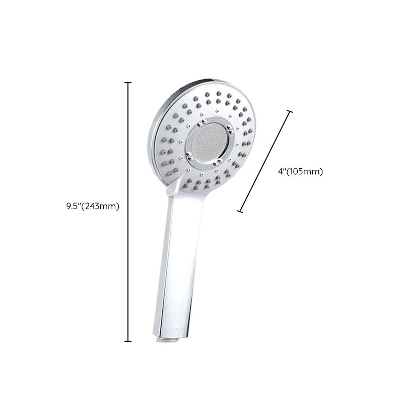 Modern Style Round Handheld Shower Bathroom Metal Wall Mounted Hand Shower Clearhalo 'Bathroom Remodel & Bathroom Fixtures' 'Home Improvement' 'home_improvement' 'home_improvement_shower_heads' 'Shower Heads' 'shower_heads' 'Showers & Bathtubs Plumbing' 'Showers & Bathtubs' 1200x1200_fd4950f3-cf2f-4321-babe-5900beeab1ec