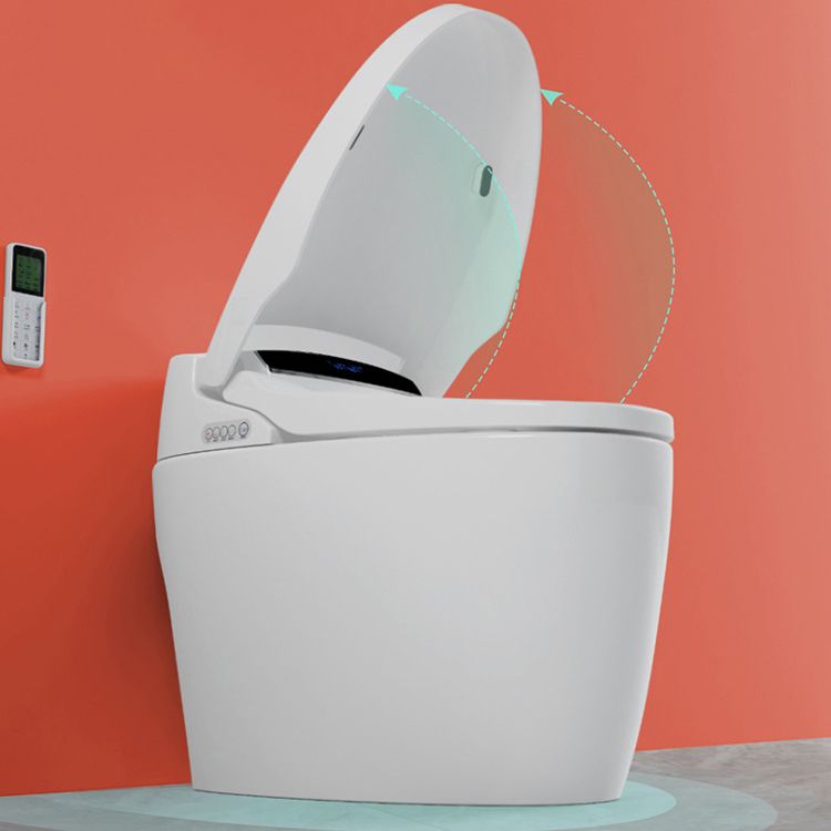 Modern Heated Seat Flush Toilet Floor Mount White Toilet with Toilet Seat Clearhalo 'Bathroom Remodel & Bathroom Fixtures' 'Home Improvement' 'home_improvement' 'home_improvement_toilets' 'Toilets & Bidets' 'Toilets' 1200x1200_fd59987d-25ad-4514-ac91-0b78d5a81ff6