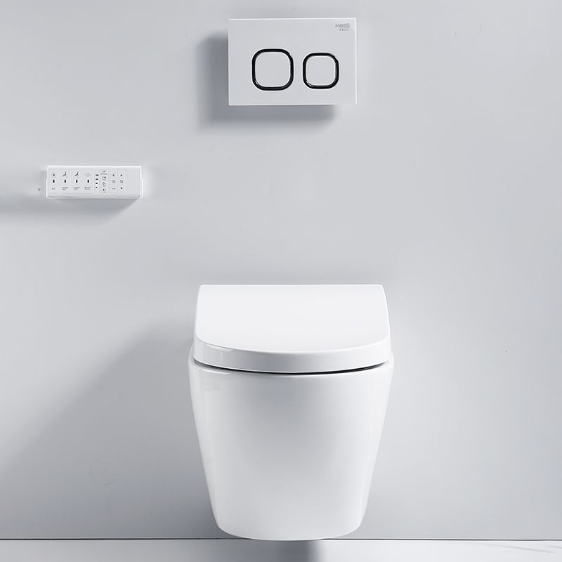 Modern Wall Mounted Bidet Foot Sensor White Temperature Control Clearhalo 'Bathroom Remodel & Bathroom Fixtures' 'Bidets' 'Home Improvement' 'home_improvement' 'home_improvement_bidets' 'Toilets & Bidets' 1200x1200_fd5bbddd-e7ee-4ded-8a32-ae3b50a1f5e7