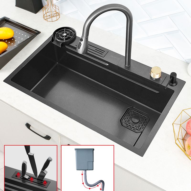Classic Kitchen Sink Stainless Steel Drop-In Friction Resistant Kitchen Sink Clearhalo 'Home Improvement' 'home_improvement' 'home_improvement_kitchen_sinks' 'Kitchen Remodel & Kitchen Fixtures' 'Kitchen Sinks & Faucet Components' 'Kitchen Sinks' 'kitchen_sinks' 1200x1200_fd6054cc-516d-4e1a-97fc-c21d2fc46550