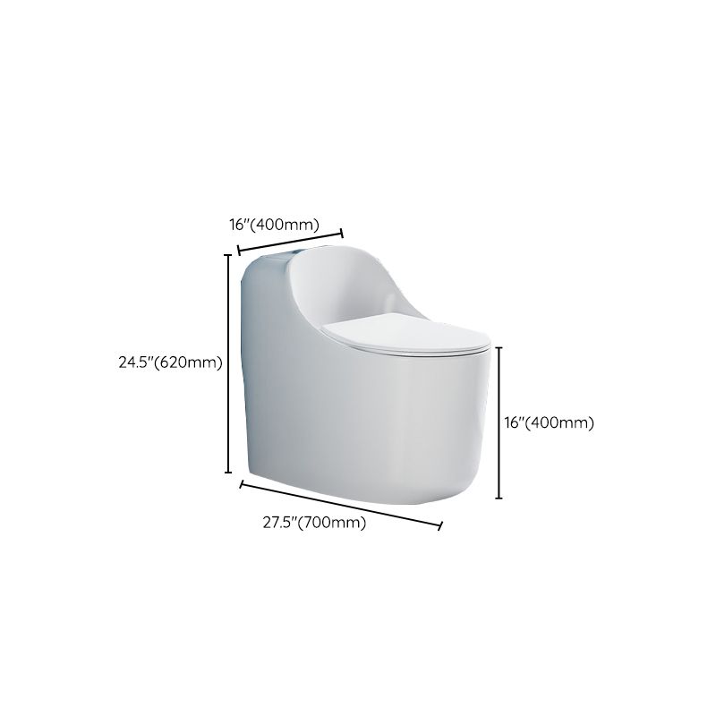 Glossy White Toilet with Glazed Surface Modern All-In-One Toilet Bowl Clearhalo 'Bathroom Remodel & Bathroom Fixtures' 'Home Improvement' 'home_improvement' 'home_improvement_toilets' 'Toilets & Bidets' 'Toilets' 1200x1200_fd65978e-51c7-4a88-a6cf-31ac4b605b8a