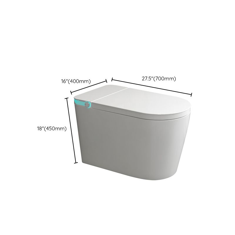 Dryer Elongated Floor Mount Bidet White Floor Standing Bidet with Heated Seat Clearhalo 'Bathroom Remodel & Bathroom Fixtures' 'Bidets' 'Home Improvement' 'home_improvement' 'home_improvement_bidets' 'Toilets & Bidets' 1200x1200_fd7174fa-493f-41b2-90cc-468b7eb7b029