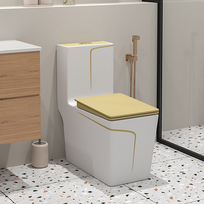Floor Mount Toilet Traditional Skirted One-Piece Flush Toilet with Slow Close Seat Clearhalo 'Bathroom Remodel & Bathroom Fixtures' 'Home Improvement' 'home_improvement' 'home_improvement_toilets' 'Toilets & Bidets' 'Toilets' 1200x1200_fd8180e8-3b03-4f6b-805c-351a9902175e