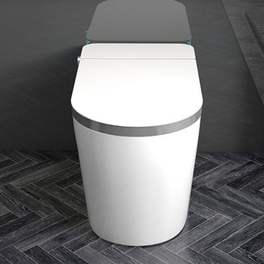 Smart Toilet with Tank White Elongated Floor Standing Bidet with Heated Seat Clearhalo 'Bathroom Remodel & Bathroom Fixtures' 'Bidets' 'Home Improvement' 'home_improvement' 'home_improvement_bidets' 'Toilets & Bidets' 1200x1200_fd8b0da8-da4d-45d4-b488-96b932c73011
