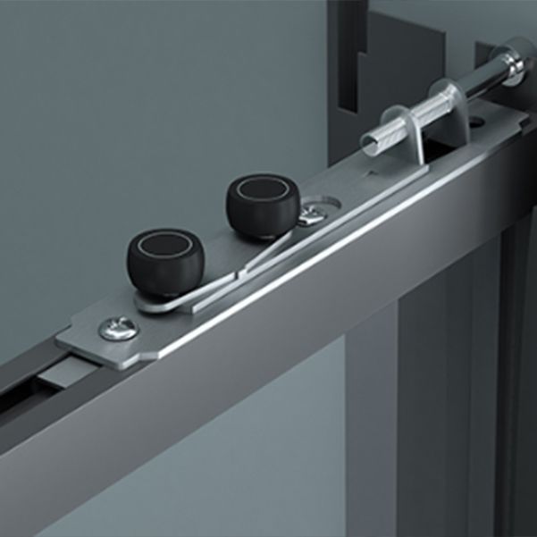 Full Frame Double Sliding Shower Door Tempered Glass Shower Door Clearhalo 'Bathroom Remodel & Bathroom Fixtures' 'Home Improvement' 'home_improvement' 'home_improvement_shower_tub_doors' 'Shower and Tub Doors' 'shower_tub_doors' 'Showers & Bathtubs' 1200x1200_fd90572f-1000-45da-bf6b-5e084411cb80