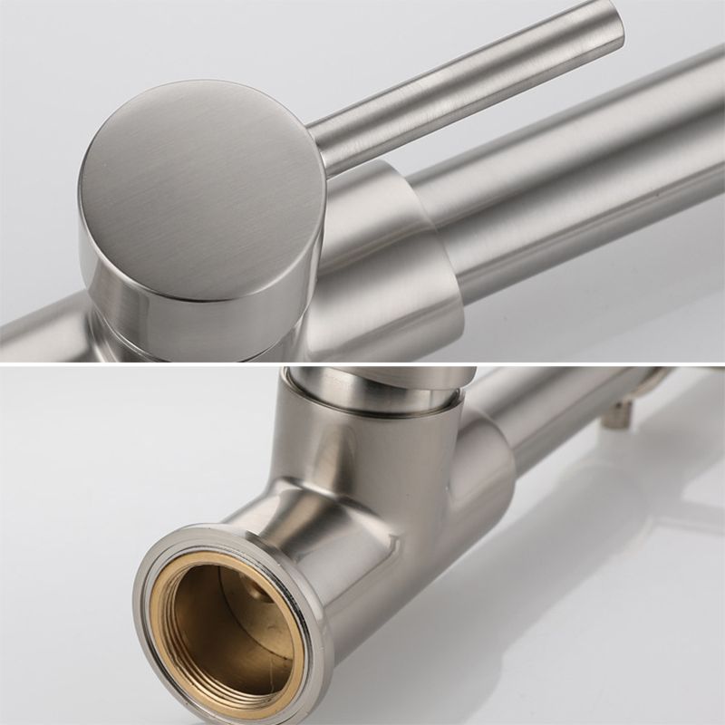 Modern Farmhouse Kitchen Faucet Pull down Single Handle 304 Stainless Steel Faucet Clearhalo 'Home Improvement' 'home_improvement' 'home_improvement_kitchen_faucets' 'Kitchen Faucets' 'Kitchen Remodel & Kitchen Fixtures' 'Kitchen Sinks & Faucet Components' 'kitchen_faucets' 1200x1200_fde64071-4aeb-48d8-bb8d-9f0019f20311