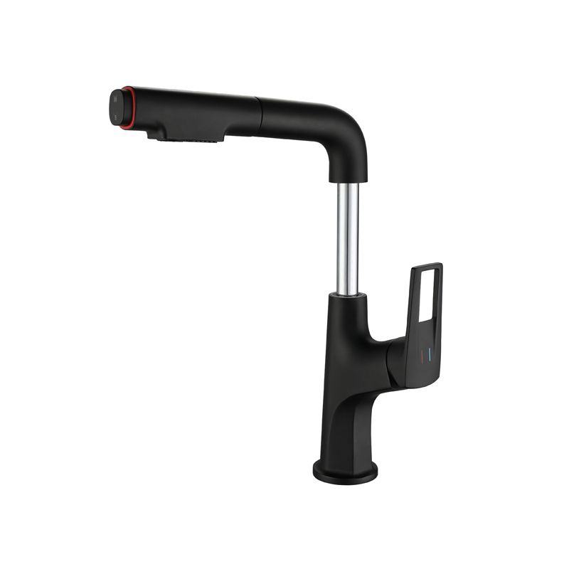 Glam Centerset Faucet One Lever Handle Faucet with Swivel Spout Clearhalo 'Bathroom Remodel & Bathroom Fixtures' 'Bathroom Sink Faucets' 'Bathroom Sinks & Faucet Components' 'bathroom_sink_faucets' 'Home Improvement' 'home_improvement' 'home_improvement_bathroom_sink_faucets' 1200x1200_fdf3e590-796a-43d8-831a-506c7f77b3f7