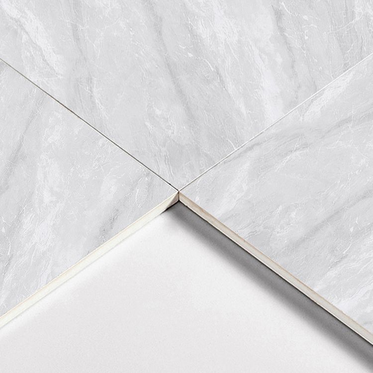 Modern Polished Porcelain Tile Marble Patterned Square Wall Tile Clearhalo 'Floor Tiles & Wall Tiles' 'floor_tiles_wall_tiles' 'Flooring 'Home Improvement' 'home_improvement' 'home_improvement_floor_tiles_wall_tiles' Walls and Ceiling' 1200x1200_fe1a5bf0-74f0-48ed-96d8-ca1e958d5110