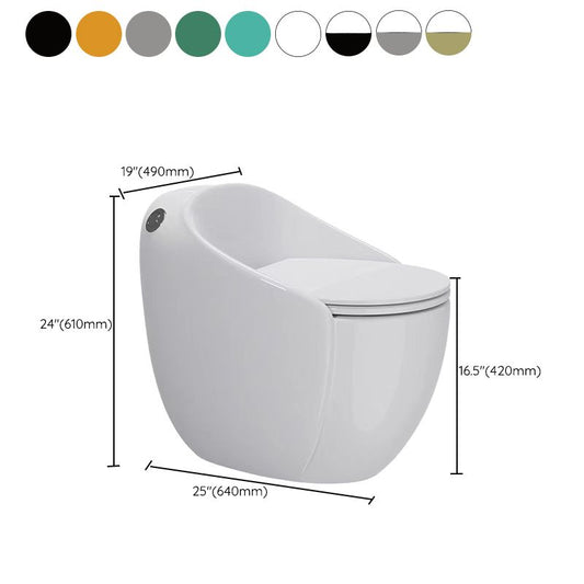 Modern Floor Mount Flush Toilet Ceramic Siphon Jet Urine Toilet with Seat for Bathroom Clearhalo 'Bathroom Remodel & Bathroom Fixtures' 'Home Improvement' 'home_improvement' 'home_improvement_toilets' 'Toilets & Bidets' 'Toilets' 1200x1200_fe1f1f0a-dcc6-4fcf-9ea0-dbdcb56ac178