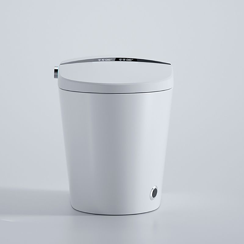 Elongated Toilet Seat Bidet White One-Piece Smart Toilet Bidet with Unlimited Warm Water Clearhalo 'Bathroom Remodel & Bathroom Fixtures' 'Bidets' 'Home Improvement' 'home_improvement' 'home_improvement_bidets' 'Toilets & Bidets' 1200x1200_fe363809-9155-4c5e-950a-8f10e896647c