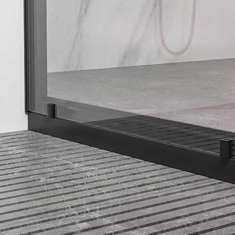 Semi-Frameless Shower Bath Door Single Sliding Shower Doors Tempered Clearhalo 'Bathroom Remodel & Bathroom Fixtures' 'Home Improvement' 'home_improvement' 'home_improvement_shower_tub_doors' 'Shower and Tub Doors' 'shower_tub_doors' 'Showers & Bathtubs' 1200x1200_fe3f19cf-fdbc-4470-b404-47f7a8d88c0f