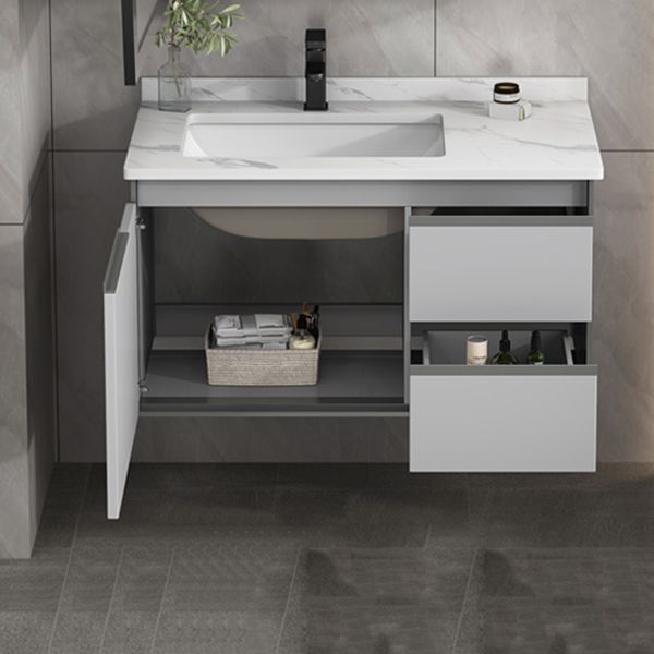 Modern Bathroom Vanity Set Wall Mount Stone Bathroom Sink Vanity with Mirror Clearhalo 'Bathroom Remodel & Bathroom Fixtures' 'Bathroom Vanities' 'bathroom_vanities' 'Home Improvement' 'home_improvement' 'home_improvement_bathroom_vanities' 1200x1200_fe45386e-aed2-4101-b3d6-69ed82cf82d3