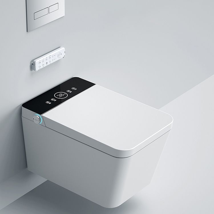 Dual Flush Wall Hung Toilet Set Contemporary Stain Resistant Wall Mounted Bidet Clearhalo 'Bathroom Remodel & Bathroom Fixtures' 'Bidets' 'Home Improvement' 'home_improvement' 'home_improvement_bidets' 'Toilets & Bidets' 1200x1200_fe4a31a5-7dd0-489e-bb40-6e1fac9301f3