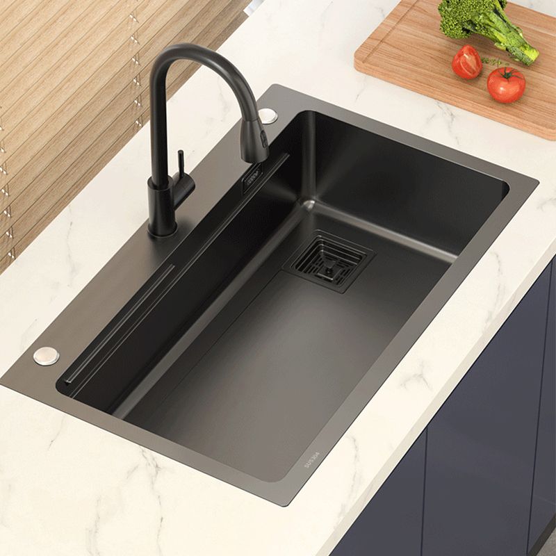 Classic Style Kitchen Sink Corrosion Resistant Stainless Steel Kitchen Sink Clearhalo 'Home Improvement' 'home_improvement' 'home_improvement_kitchen_sinks' 'Kitchen Remodel & Kitchen Fixtures' 'Kitchen Sinks & Faucet Components' 'Kitchen Sinks' 'kitchen_sinks' 1200x1200_fe4b6424-deeb-4514-af65-b9a6ec784825