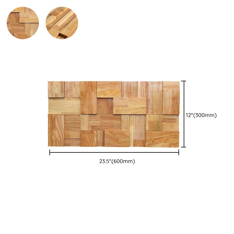 Mosaic Wood Wall Paneling Glue down Living Room Modern Style Wood Plank Clearhalo 'Flooring 'Home Improvement' 'home_improvement' 'home_improvement_wall_paneling' 'Wall Paneling' 'wall_paneling' 'Walls & Ceilings' Walls and Ceiling' 1200x1200_fe525f2c-35f6-4f78-9242-722511cc0acb