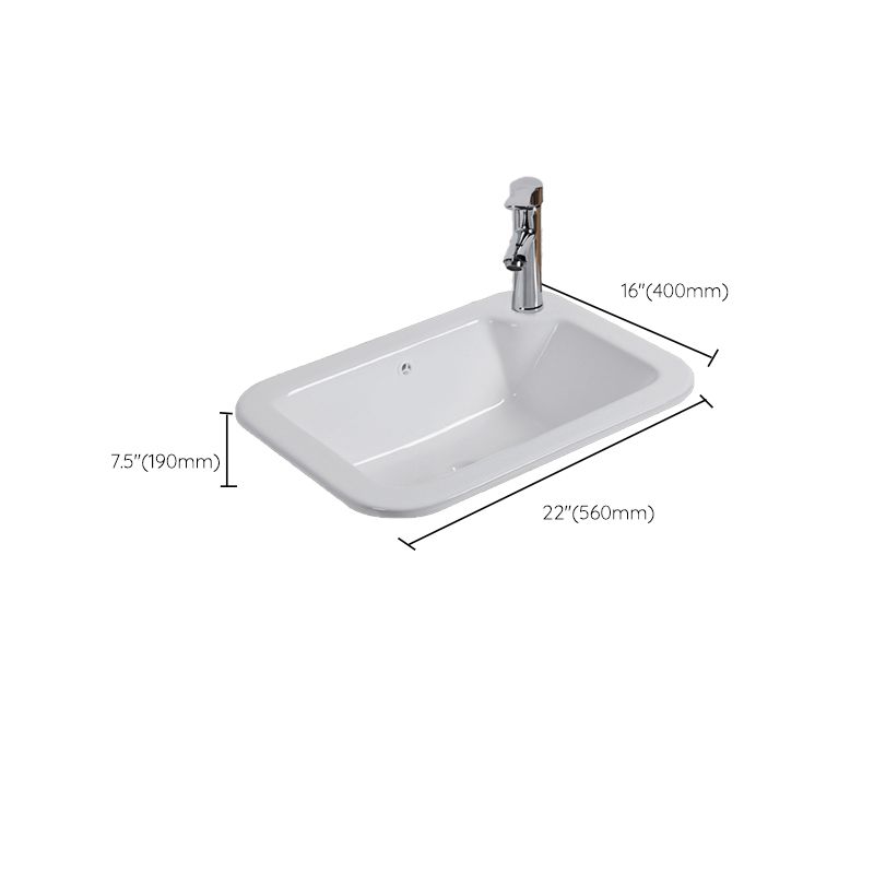 White Drop-in Bathroom Sink Porcelain Wash Stand with Shut-Off Valve Clearhalo 'Bathroom Remodel & Bathroom Fixtures' 'Bathroom Sinks & Faucet Components' 'Bathroom Sinks' 'bathroom_sink' 'Home Improvement' 'home_improvement' 'home_improvement_bathroom_sink' 1200x1200_fe733c0b-dbda-437d-85cb-0c111b630126