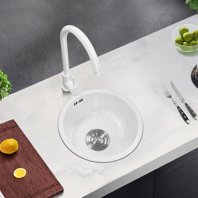 Basic Bar Sink Stainless Steel Round White Kitchen Sink with Faucet Clearhalo 'Home Improvement' 'home_improvement' 'home_improvement_kitchen_sinks' 'Kitchen Remodel & Kitchen Fixtures' 'Kitchen Sinks & Faucet Components' 'Kitchen Sinks' 'kitchen_sinks' 1200x1200_fe84b1f5-de5a-4db3-aa0b-677db6edf3c0