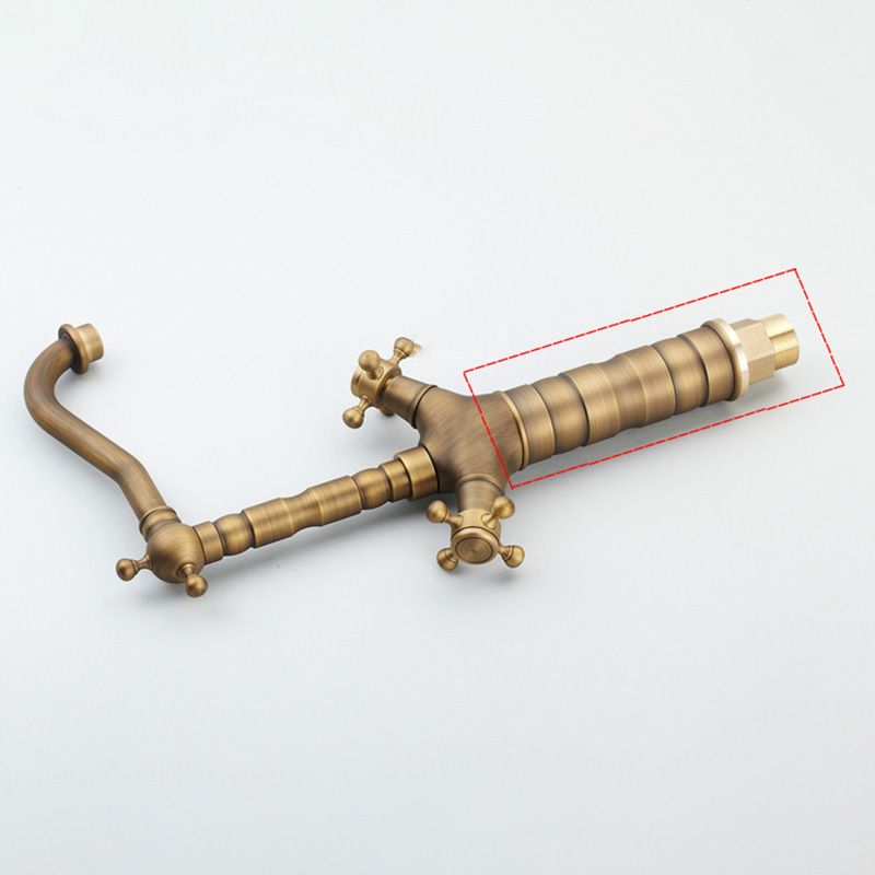 Deck Mounted Copper Roman Tub Faucet Double Handles Roman Tub Faucet Set Clearhalo 'Bathroom Remodel & Bathroom Fixtures' 'Bathroom Sink Faucets' 'Bathroom Sinks & Faucet Components' 'bathroom_sink_faucets' 'Home Improvement' 'home_improvement' 'home_improvement_bathroom_sink_faucets' 1200x1200_feb24b4f-baf5-4edf-89e6-97ae79e1b382