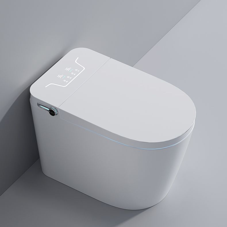 Elongated Floor Bidet 15" Wide All-In-One Smart Toilet Seat Bidet in White Clearhalo 'Bathroom Remodel & Bathroom Fixtures' 'Bidets' 'Home Improvement' 'home_improvement' 'home_improvement_bidets' 'Toilets & Bidets' 1200x1200_fed544dd-18c8-459c-8589-64ee8c3c0f93