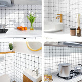Square Peel and Stick Backsplash Tile PVC Peel and Stick Tile for Kitchen Clearhalo 'Flooring 'Home Improvement' 'home_improvement' 'home_improvement_peel_stick_blacksplash' 'Peel & Stick Backsplash Tile' 'peel_stick_blacksplash' 'Walls & Ceilings' Walls and Ceiling' 1200x1200_fef6a027-5310-4922-9688-fdecb5d75443