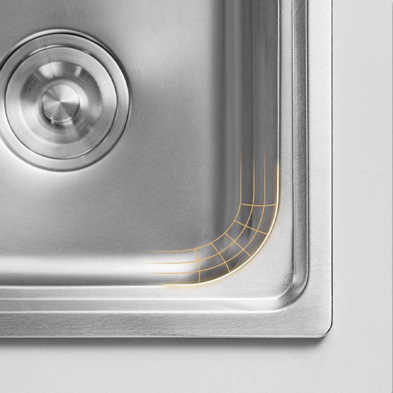 Modern Style Kitchen Sink Noise-cancelling Design Drop-In Kitchen Sink Clearhalo 'Home Improvement' 'home_improvement' 'home_improvement_kitchen_sinks' 'Kitchen Remodel & Kitchen Fixtures' 'Kitchen Sinks & Faucet Components' 'Kitchen Sinks' 'kitchen_sinks' 1200x1200_ff1c5c58-542d-471b-bcaa-19e7b66dbbac